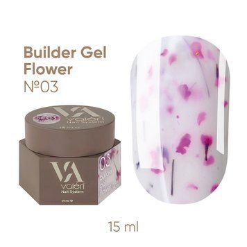 Builder Gel Flower Valeri №03 VBGF-03 фото