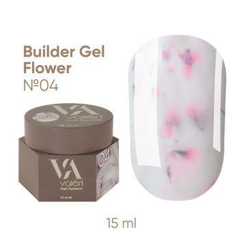 Builder Gel Flower Valeri №04 VBGF-04 фото